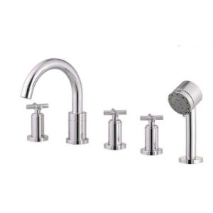 Vòi Sen Xả Bồn Tắm COTTO CT248C16S41 Nóng Lạnh 5 Lỗ