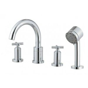 Vòi Sen Xả Bồn Tắm COTTO CT255C16S41 Nóng Lạnh 4 Lỗ