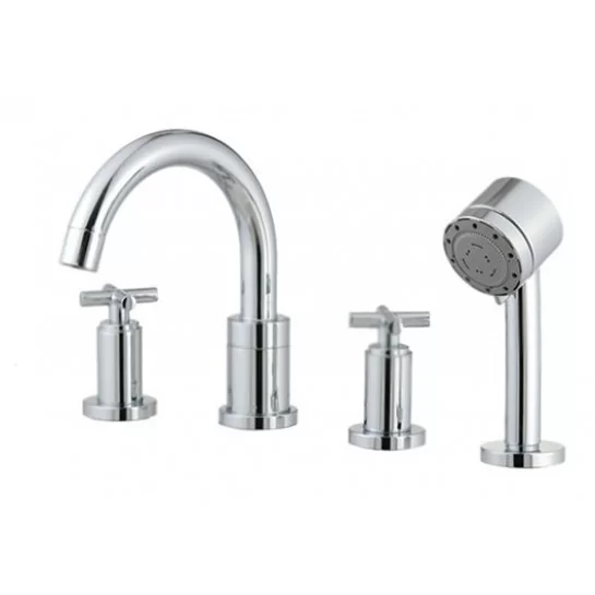 Vòi Sen Xả Bồn Tắm COTTO CT255C16S41 Nóng Lạnh 4 Lỗ