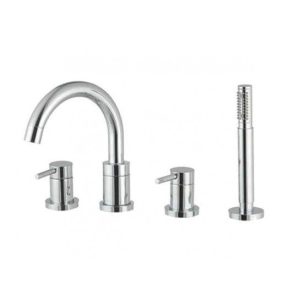 Vòi Sen Xả Bồn Tắm COTTO CT337YS45 Nóng Lạnh 4 Lỗ