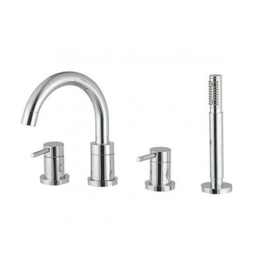 Vòi Sen Xả Bồn Tắm COTTO CT337YS45 Nóng Lạnh 4 Lỗ