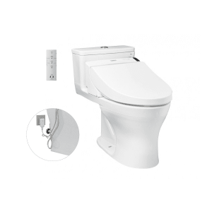 Bồn Cầu Điện Tử TOTO MS905W6#XW Kèm Nắp Rửa Điện Tử WASHLET Dòng C5 - TCF6531Z (220V)