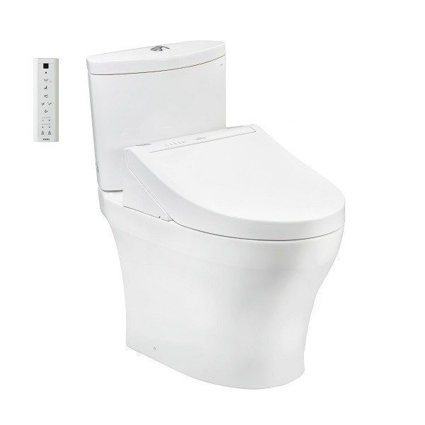 Bồn Cầu Điện Tử TOTO CS838CDW15#XW Kèm Nắp Rửa Điện Tử WASHLET (Loại Giấu Dây) Dòng C5 - TCF24460AAA (220V)