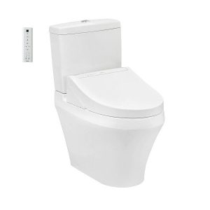 Bồn Cầu Điện Tử TOTO CS948CDW15#XW Kèm Nắp Rửa Điện Tử WASHLET (Loại Giấu Dây) Dòng C5 - TCF24460AAA (220V)
