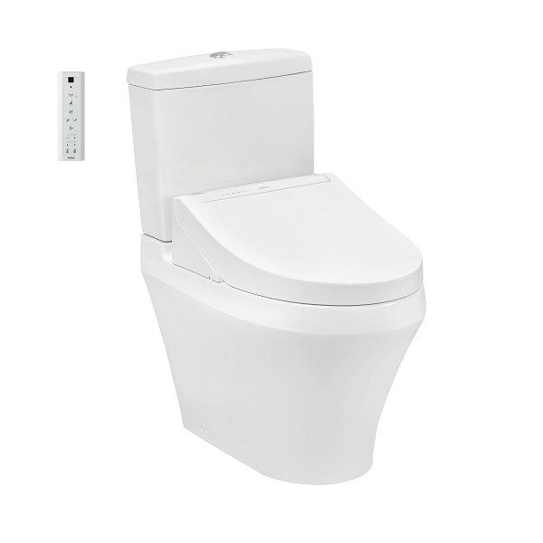 Bồn Cầu Điện Tử TOTO CS948CDW15#XW Kèm Nắp Rửa Điện Tử WASHLET (Loại Giấu Dây) Dòng C5 - TCF24460AAA (220V)