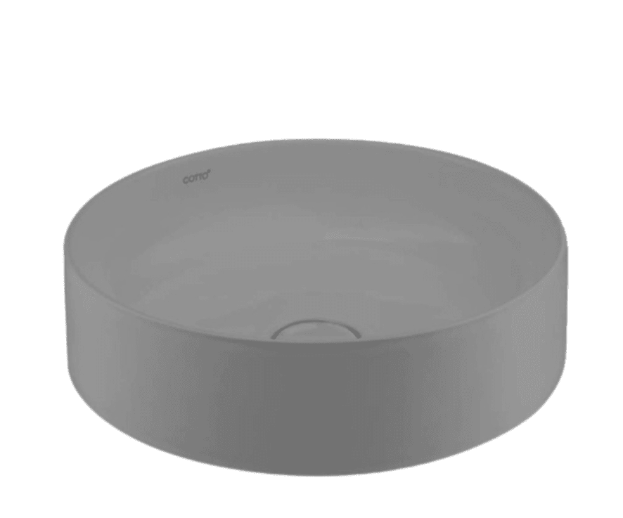 Chậu Rửa Lavabo COTTO C00340 MSL Đặt Bàn Màu Xám