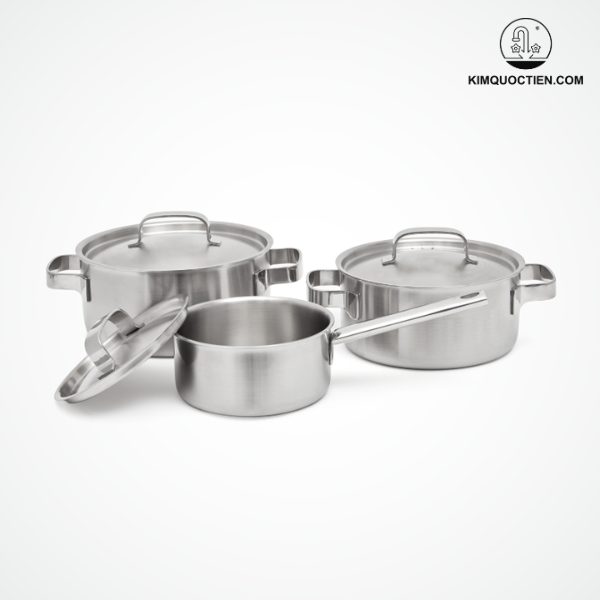 Bộ nồi 6 món Malloca SA-2030 với đáy được thiết kế 3 lớp, giúp tăng độ bền và mang đến hiệu quả truyền nhiệt vượt trội