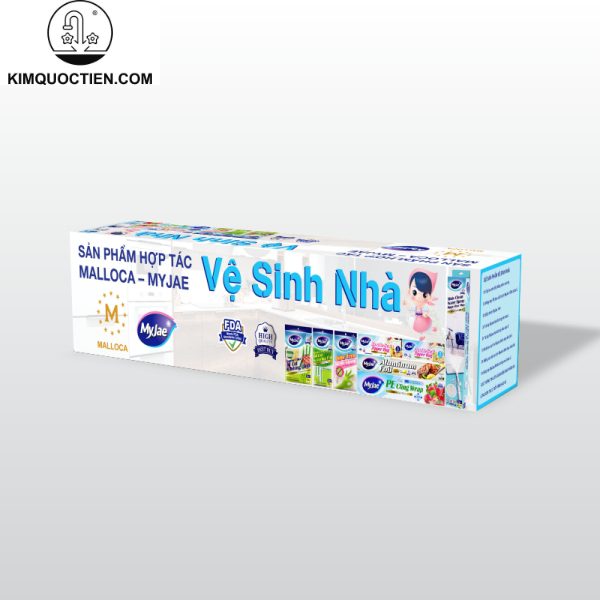 Bộ sản phẩm bộ sản phẩm vệ sinh nhà MALLOCA sở hữu 8 món đáp ứng hoàn hảo cho nhu cầu dọn vệ sinh
