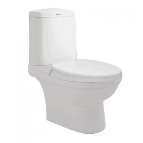 Bồn Cầu VIGLACERA VI107 2 Khối Nắp Êm V68 Xả Nhấn