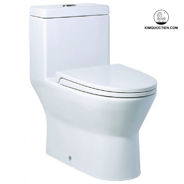 Bồn cầu CAESAR CD1394 trẻ em 1 khối nắp êm