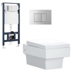 Bồn Cầu COTTO SC19777(F) Treo Tường Nắp Êm