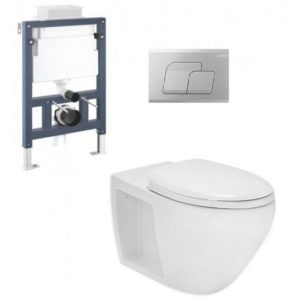 Bồn Cầu COTTO SC198517(F) Treo Tường Nắp Êm