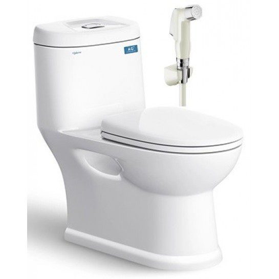 Bồn Cầu VIGLACERA C109 1 Khối Nắp Êm