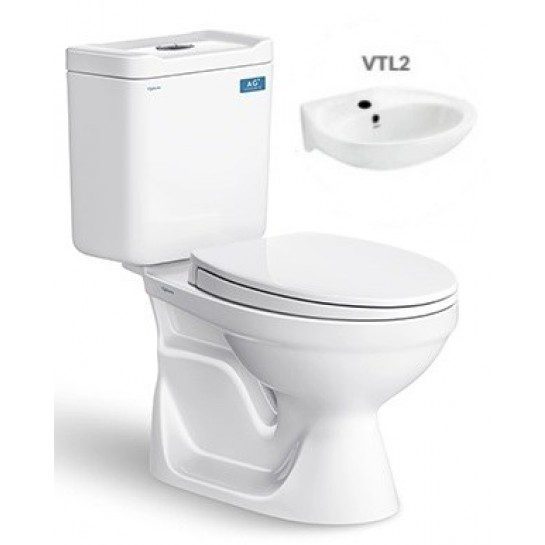 Bồn Cầu Viglacera 2 Khối VT18