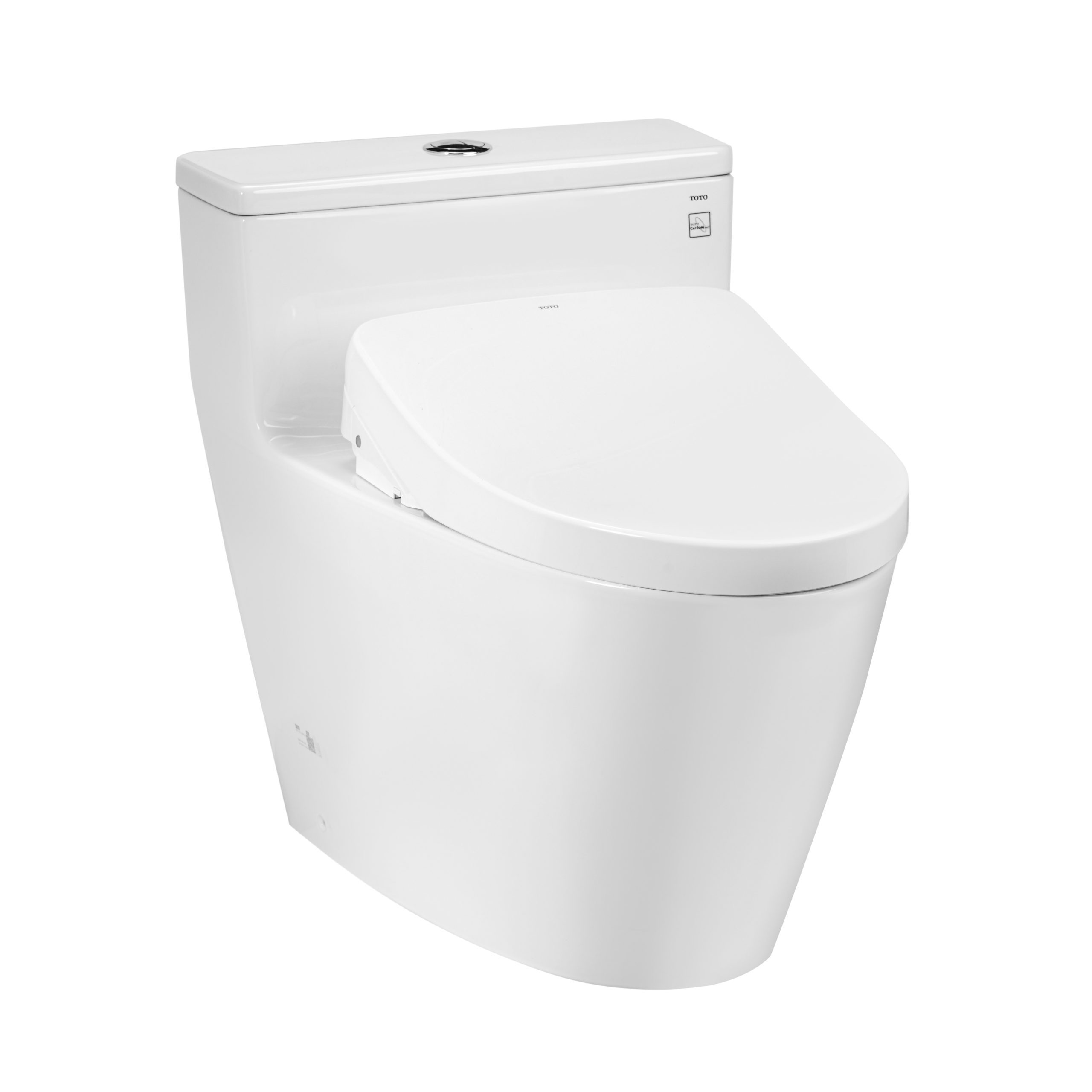 Bồn Cầu WASHLET TOTO MS625CDW12#XW 1 Khối Kèm Nắp Điện Tử TCF4911EZ (220V)