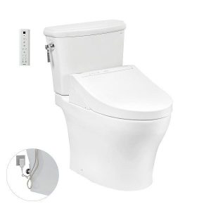 Bồn Cầu Điện Tử TOTO CS986GW14#XW Kèm Nắp Rửa Điện Tử WASHLET Dòng C5 - TCF24410AAA (220V)