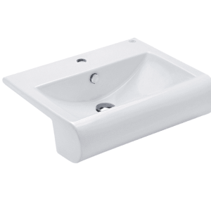 Chậu Rửa Lavabo COTTO C02237 Riviera Bán Âm Bàn Kháng Khuẩn