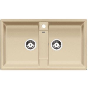 Chậu Bếp Đá Hafele Blancozia 9 567.68.649 Hai Hộc Màu Kem Jasmine