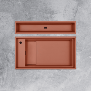 Chậu Rửa Chén Đá MALLOCA MYST K83S - MYST K83L Màu Cá Hồi