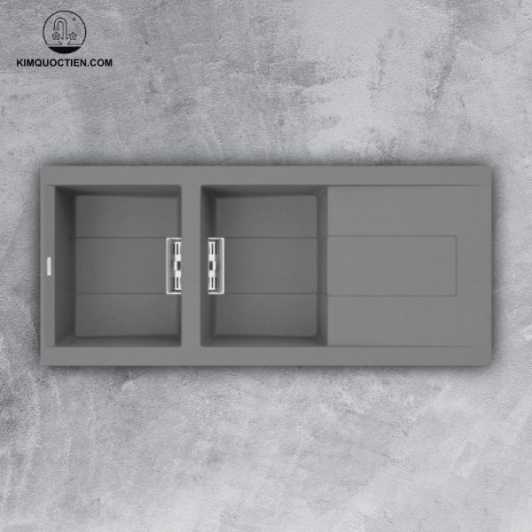 Chậu rửa chén đá MALLOCA SMART K-500 màu xám