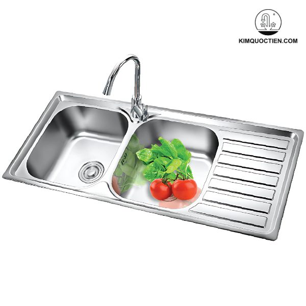 Chậu rửa chén Eurosun EU-10545S inox xước với bề mặt SATIN chống trầy, thiết kế chống ồn và chống tràn, mang đến vẻ đẹp tinh tế, hiện đại, sự tiện nghi và yên tĩnh cho căn bếp.