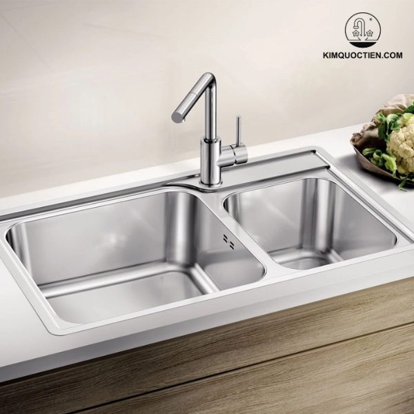 Chậu rửa chén Hafele Blanco LEMIS XL 8-IF được trang bị hệ thống xả tràn thông minh và thoát nước nhanh chóng, đảm bảo không gian bếp luôn khô ráo và sạch sẽ.