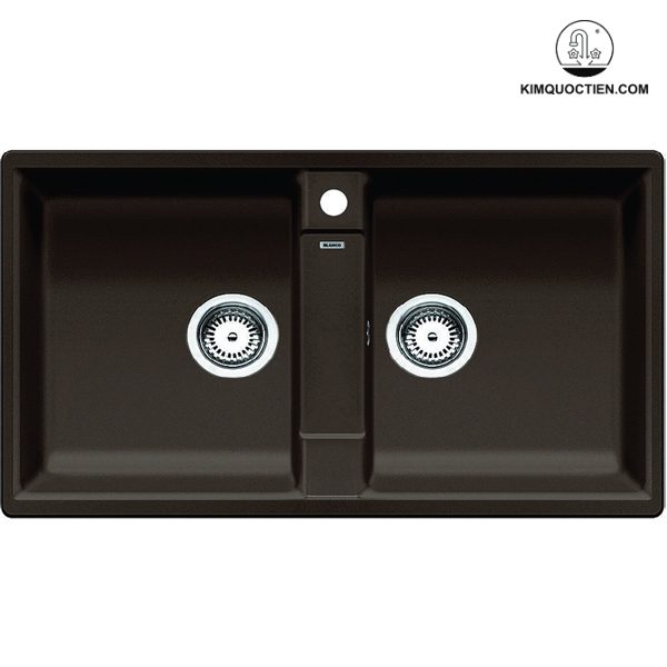 Chậu rửa chén HAFELE Blancozia 9 567.68.349 đá màu đen được thiết kế thông minh với kích thước lớn, chất liệu chống bẩn, cùng hệ thống thoát nước ngăn mùi, mang lại không gian bếp sạch sẽ và tiện lợi.