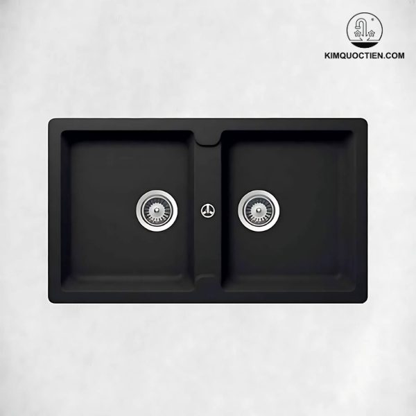 Chậu rửa chén Hafele GALBA HS-GD8650 570.36.300 đá màu đen có độ bền vượt trội, tuổi thọ lên đến 30 năm, khả năng chống ăn mòn và chịu lực tốt, mang lại sự yên tâm và giá trị sử dụng lâu dài cho người dùng.