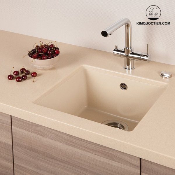 Chậu đá Hafele có khả năng sửa chữa dễ dàng khi bị nứt vỡ và tẩy rửa vết ố, đảm bảo độ bền và trải nghiệm sử dụng tốt nhờ độ dày và độ sâu bồn phù hợp, giúp hạn chế bắn nước.