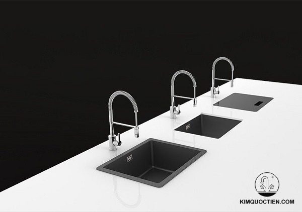 Chậu rửa chén đơn Hafele với thiết kế âm nối liền