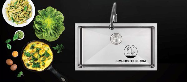 Trang bị lưới để đồ cho chậu rửa, tận dụng tối đa thời gian rửa và làm ráo nguyên liệu nấu ăn