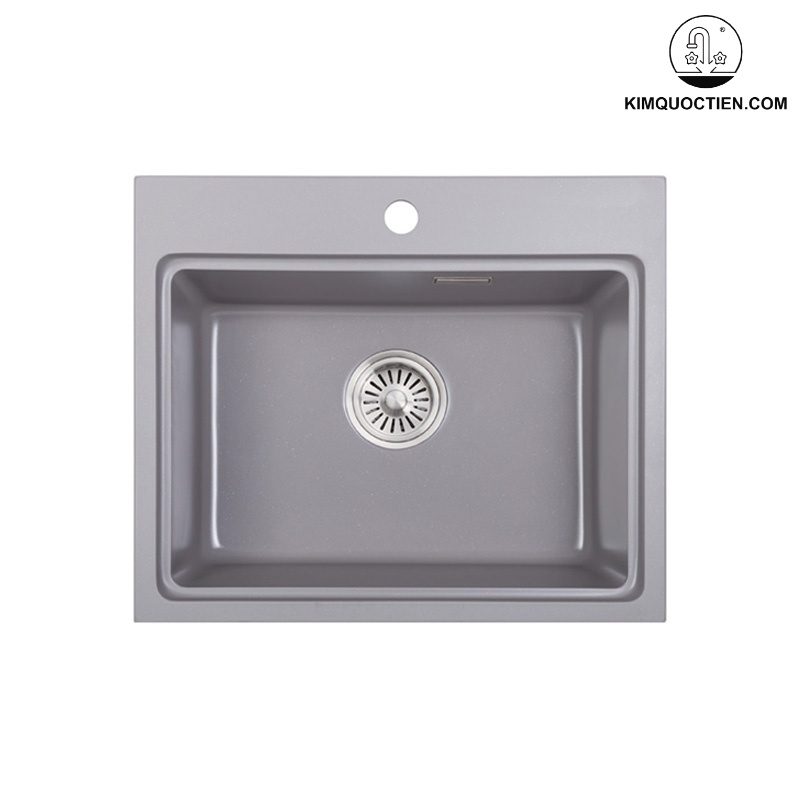 Mẫu bồn rửa Hafele đá xám nhân tạo được sản xuất theo quy trình tiêu chuẩn của Đức