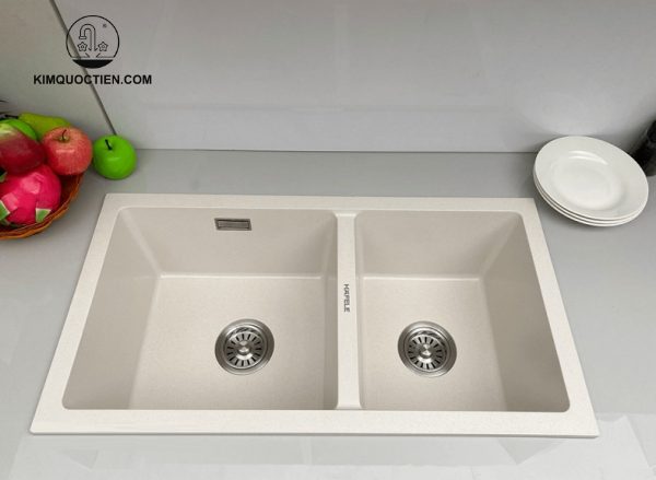 Chậu Rửa Chén HAFELE HS22-GEN2S90 577.25.410 Đá Màu Kem