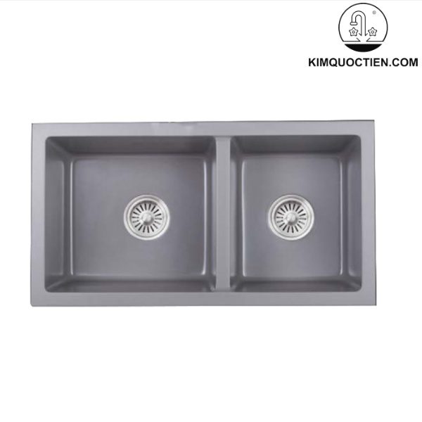 Chậu rửa chén Hafele với thiết kế 2 hố giúp việc dọn dẹp dễ dàng hơn