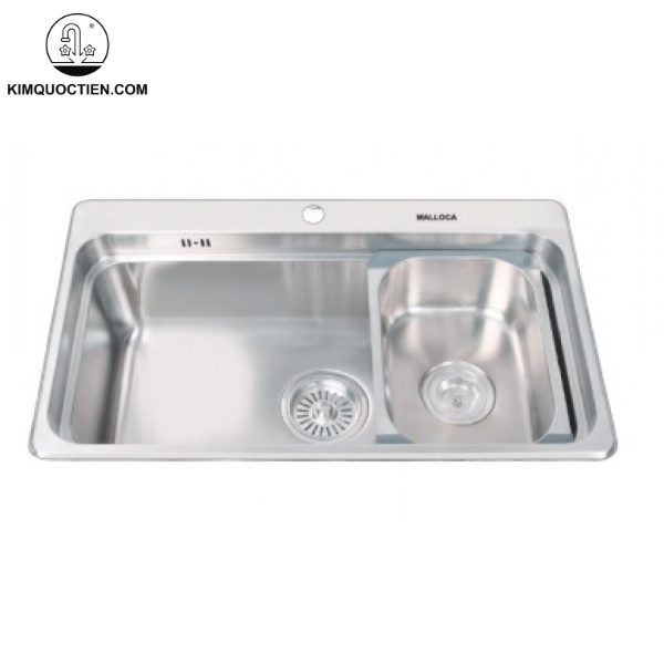 Chậu rửa chén Malloca MS 1022D được làm từ Inox 304