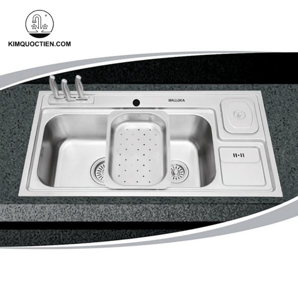 Chậu Rửa Chén MALLOCA MS 8809 N INOX 304 chính hãng, độ bền cao