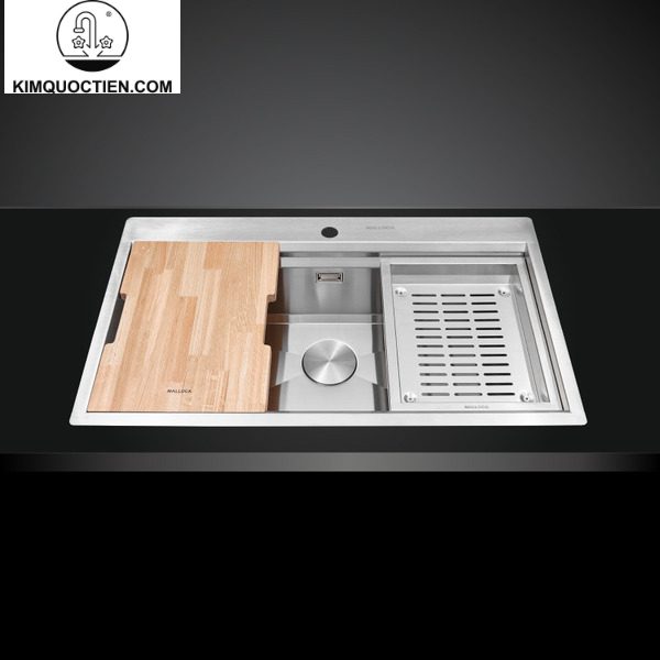 Lớp cách âm hiện đại dưới đáy chậu Malloca Slide MS 861 mang lại trải nghiệm yên tĩnh