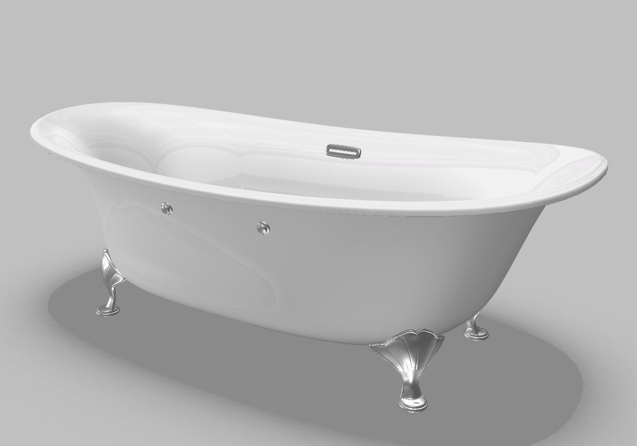 Bồn Tắm TOTO PPY1806PWNE#P Ngọc Trai, Đặt Sàn