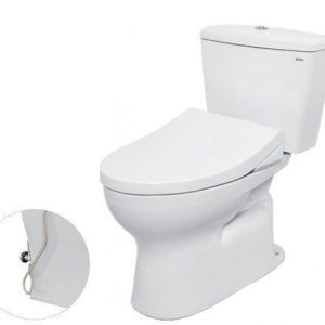 Bồn Cầu TOTO CS300DRE4#W 2 Khối Nắp Rửa Cơ TCW1211A