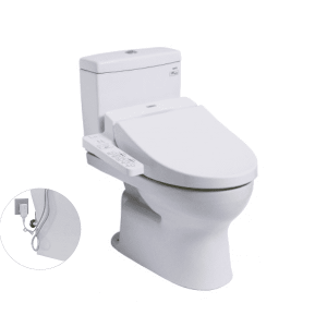 Bồn Cầu Điện Tử TOTO CS320DRW7#W Kèm Nắp Rửa Điện Tử WASHLET Dòng C2 - TCF6631A (220V)
