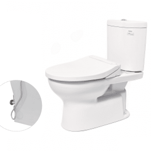 Bồn Cầu TOTO CS325DRE2#W 2 Khối Nắp Rửa Cơ TCW07S