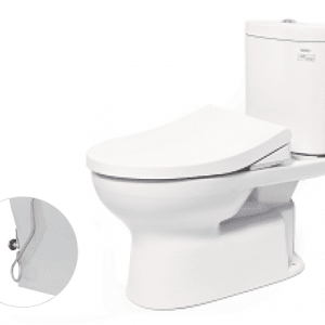 Bồn Cầu TOTO CS325DRE4#W 2 Khối Nắp Rửa Cơ TCW1211A