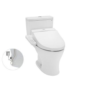 Bồn Cầu Điện Tử TOTO CS735DW7#XW Kèm Nắp Rửa Điện Tử WASHLET Dòng C2 - TCF6631A (220V)