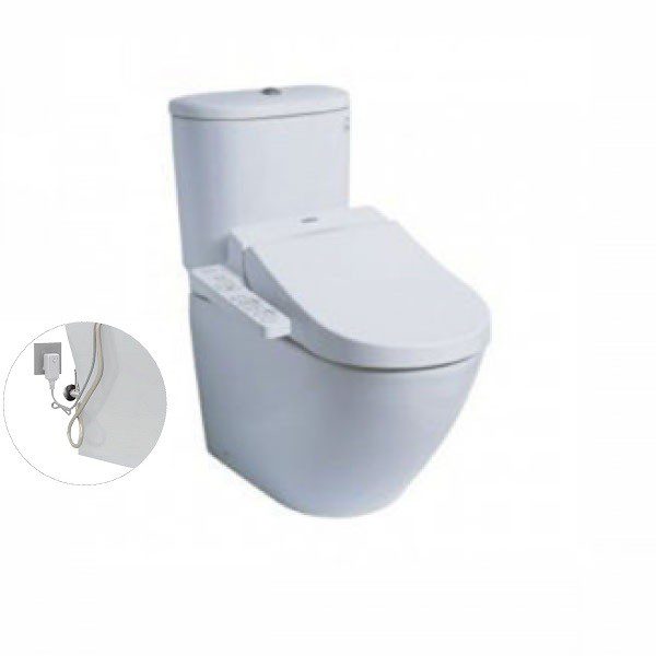 Bồn Cầu Điện Tử TOTO CS761PDW8#XW Kèm Nắp Rửa Điện Tử WASHLET Dòng C2 - TCF6632A (220V)