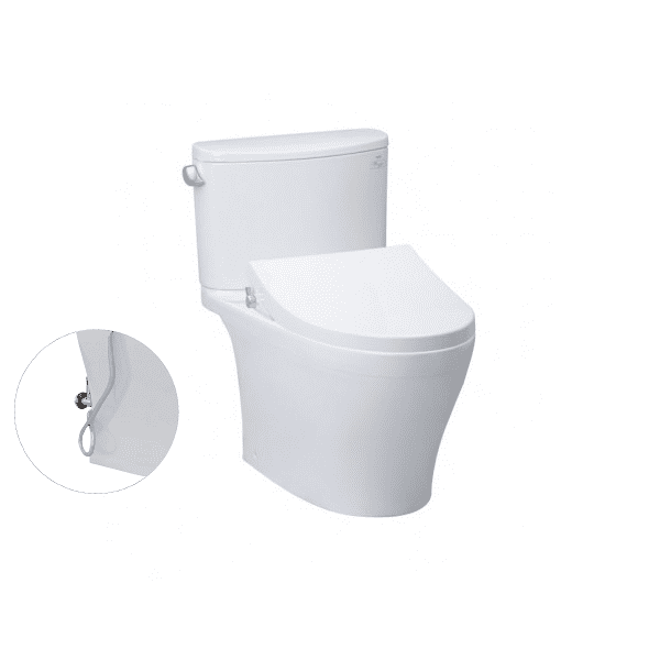 Bồn Cầu TOTO CS767RE4#XW 2 Khối Nắp Rửa Cơ TCW1211A