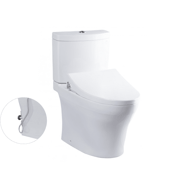 Bồn Cầu TOTO CS769DRE4#XW 2 Khối Nắp Rửa Cơ TCW1211A