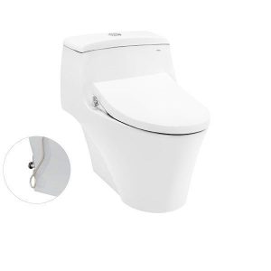 Bồn Cầu TOTO CW823RAE4#W/T53P100VR 1 Khối Nắp Rửa Cơ TCW1211A