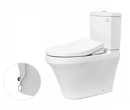 Bồn Cầu TOTO CS948DE4#XW 2 Khối Nắp Rửa Cơ TCW1211A