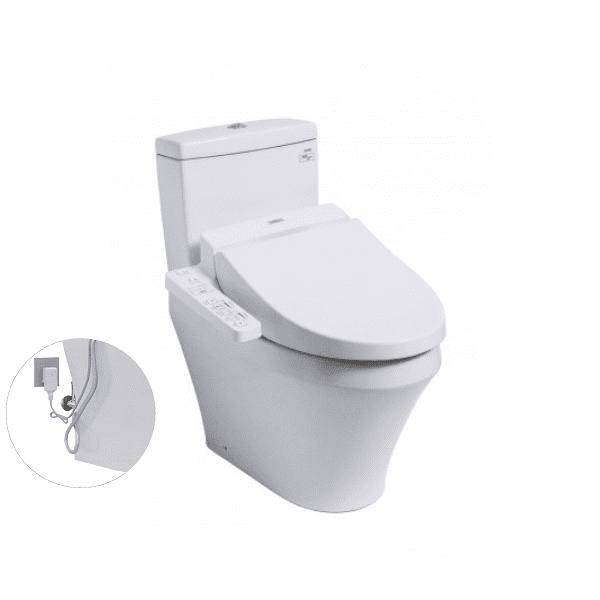 Bồn Cầu Điện Tử TOTO CS945DNW7#XW Kèm Nắp Rửa Điện Tử WASHLET Dòng C2 - TCF6631A (220V)