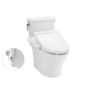 Bồn Cầu Điện Tử TOTO CS986GW7#XW Kèm Nắp Rửa Điện Tử WASHLET Dòng C2 - TCF6631A (220V)